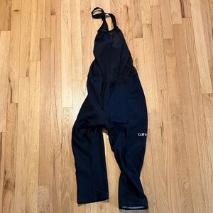 Giro Black Mesh Halter Padded Cycling Bib Sz L